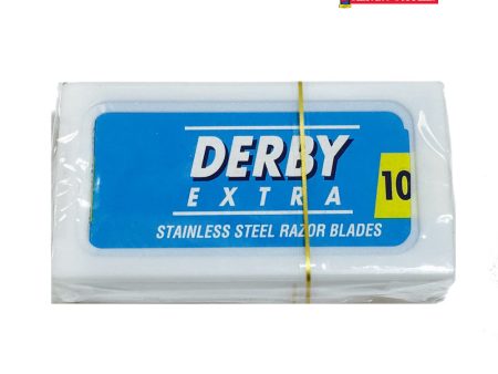 Derby Extra Stainless Steel DE Blades 10 PK-Blue Cheap