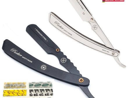 Parker SRX Shavette Razor with 7 free blades Online Hot Sale