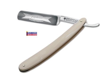 Boker Edelweiss Straight Razor 5 8 with Ivory Handles Discount